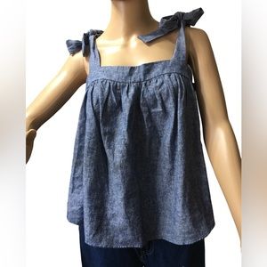 A.N.A. Denim Tank Top Size Medium NWT
